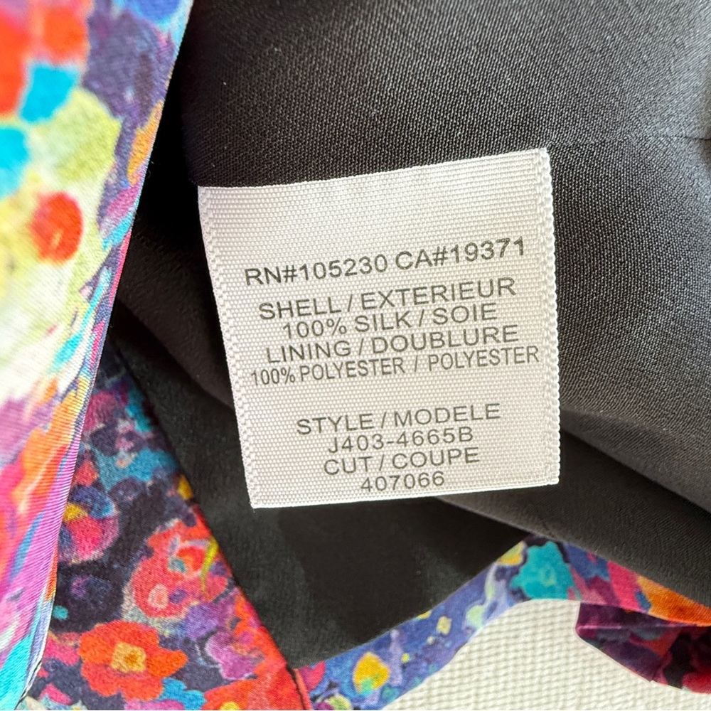 Joie Barberry B blazer jacket floral‎ silk sapphire Medium - Picture 6 of 8